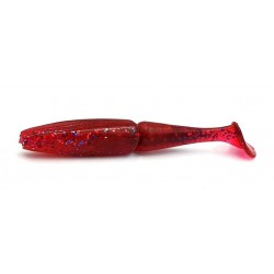 Силіконова приманка для риболовлі, Taipan Grabber, 3,0 дюйми, 8шт/уп, колір №05 Redpearl